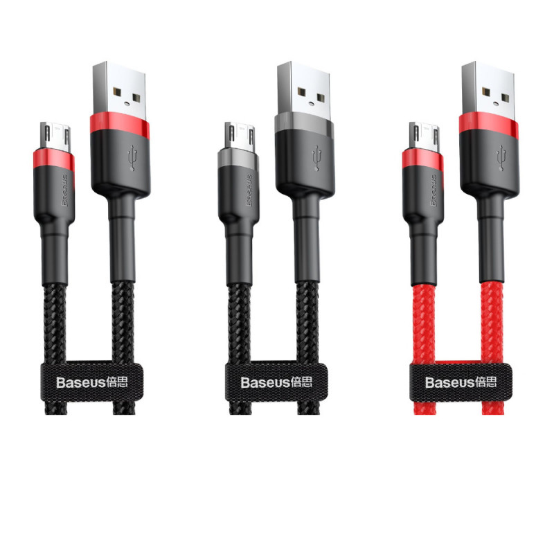 Кабель Baseus Cafule Micro USB 2.4A (1m) - Купить в Украине за 159 грн