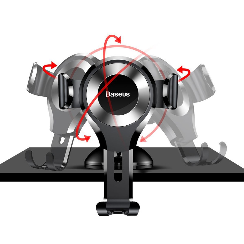 Автодержатель Baseus Osculum Type Gravity Car Mount - Купить в Украине за 389 грн - изображение №6