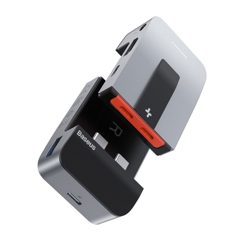 USB-Хаб Baseus Multifunctional Armor Age Type-C Bracket - Купить в Украине за 2499 грн - изображение №7