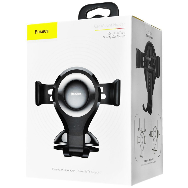Автомобільний тримач Baseus Osculum Type Gravity Car Mount - Купить в Украине за 389 грн - изображение №2