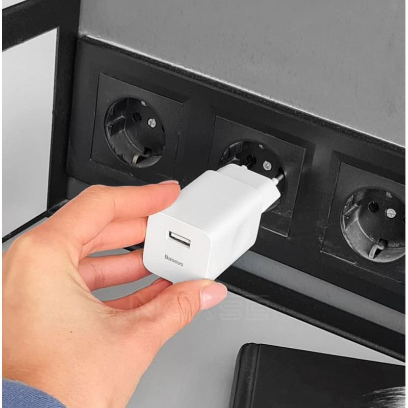 МЗП Baseus Quick Charger QC3.0 24W (1USB) - Купить в Украине за 379 грн - изображение №6