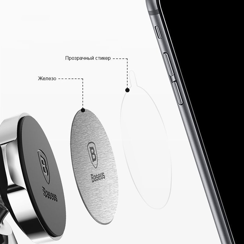 Пластини Baseus Magnet Iron Suit - Купить в Украине за 139 грн - изображение №6