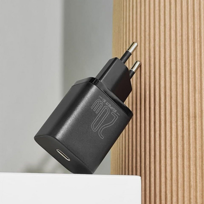 МЗП Baseus Super Silicone Quick Charger Charger 20W (Type-C) - Купить в Украине за 469 грн - изображение №4