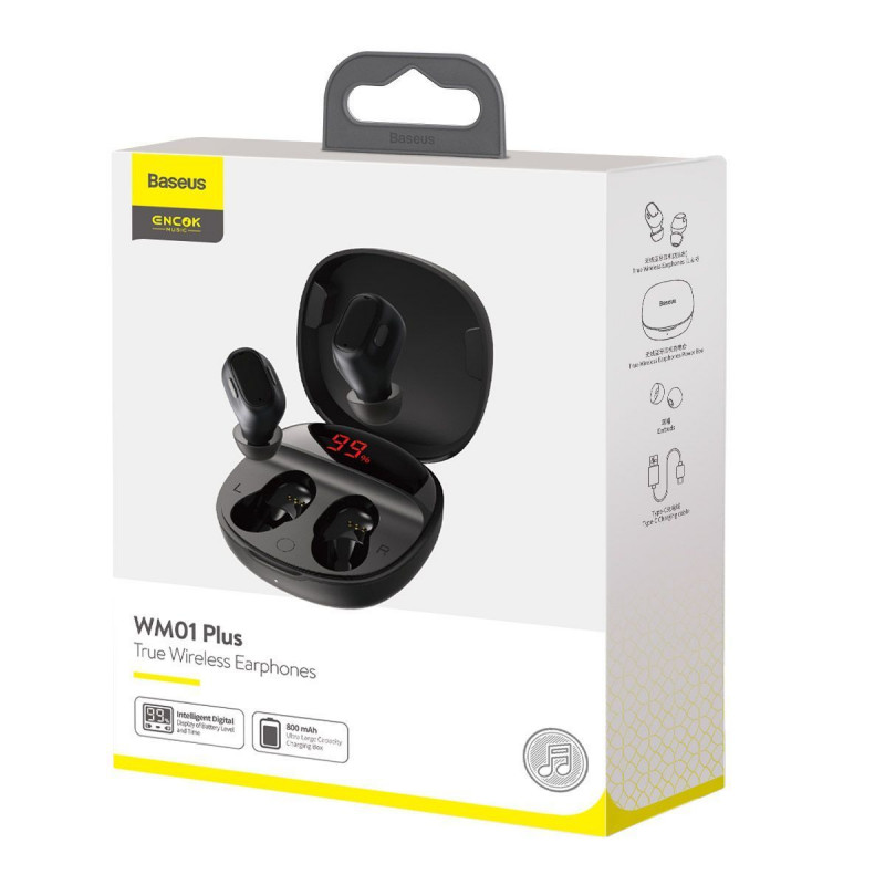 Бездротові навушники Baseus WM01 Plus TWS - Купить в Украине за 1499 грн - изображение №2