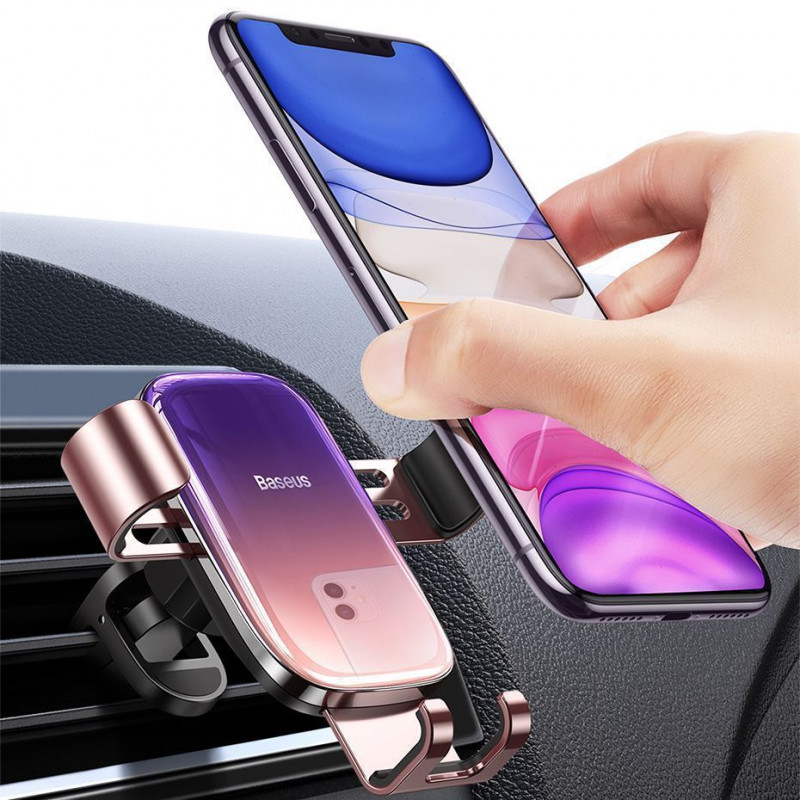 Автомобільний тримач Baseus Glaze Gravity Car Mount Автомобільний тримач Baseus Glaze Gravity Car Mount - Купить в Украине за 0 грн - изображение №5