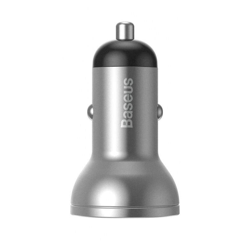 Автомобильное ЗУ Baseus Digital Display Dual USB 4.8A Car Charger 24W - Купить в Украине за 359 грн