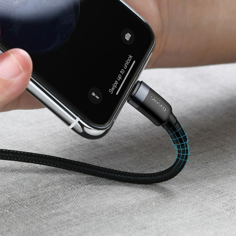 Кабель Baseus Cafule Type-C to Lightning PD 18W (1m) - Купить в Украине за 299 грн - изображение №3