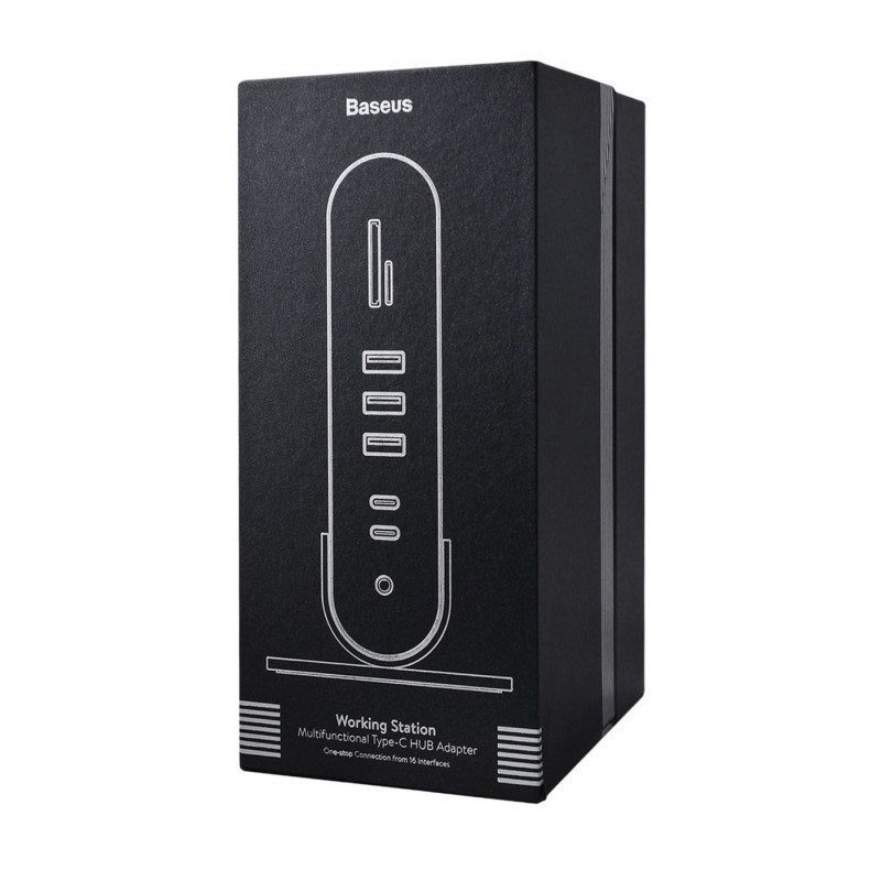 USB-Хаб Baseus Working Station Multifunctional (CN+UK+EU) - Купить в Украине за 0 грн - изображение №2