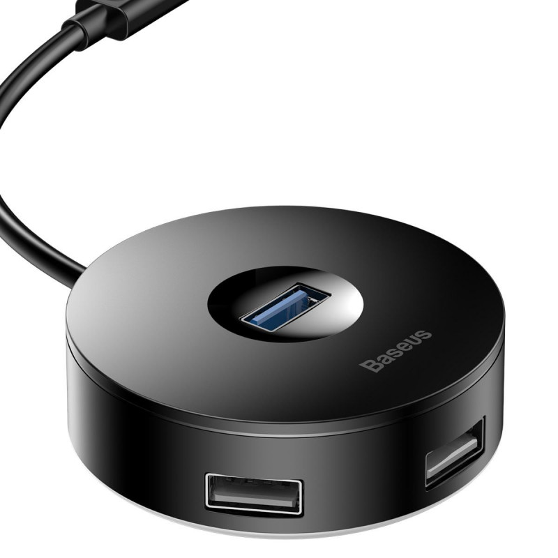 USB-Хаб Baseus Round Box USB to USB 3.0 + 3USB 2.0 (1m) - Купить в Украине за 0 грн - изображение №4