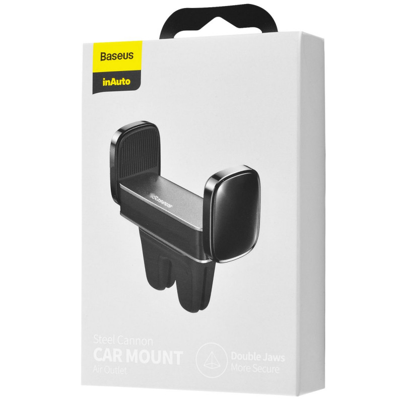 Автодержатель Baseus Steel Cannon Air Outlet Car Mount - Купить в Украине за 289 грн - изображение №2