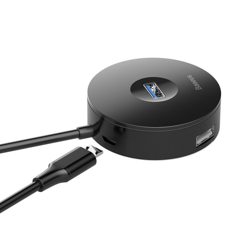 USB-Хаб Baseus Round Box USB to USB 3.0 + 3USB 2.0 (1m) - Купить в Украине за 0 грн - изображение №5