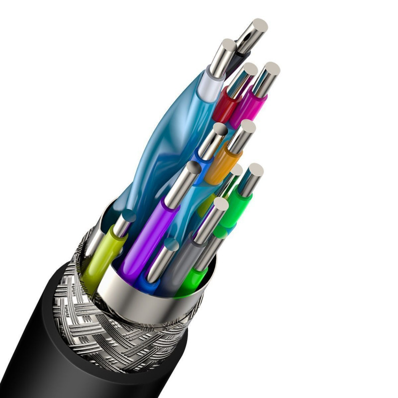 Кабель Baseus Cafule 4KHDMI Male To 4KHDMI Male (1m) - Купить в Украине за 259 грн - изображение №5