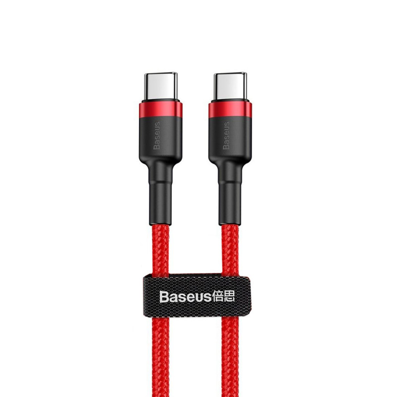 Кабель Baseus Cafule Type-C to Type-C PD 2.0 60W (1m) - Купить в Украине за 189 грн - изображение №7