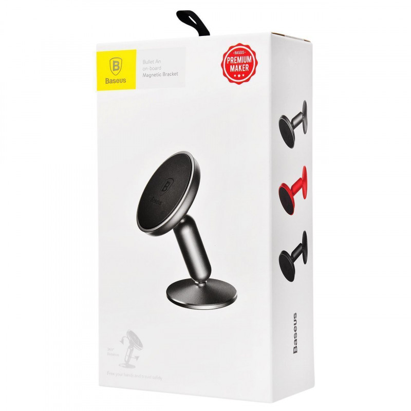 Автомобільний тримач Baseus Bullet An On-Board Magnetic Bracket Автомобільний тримач Baseus Bullet An On-Board Magnetic Bracket - Купить в Украине за 649 грн - изображение №2