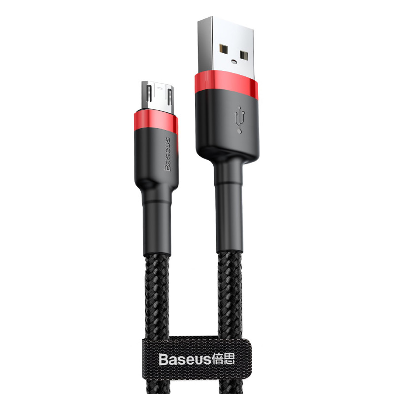 Кабель Baseus Cafule Micro USB 2.4A (0.5m) Кабель Baseus Cafule Micro USB 2.4A (0.5m) - Купить в Украине за 179 грн