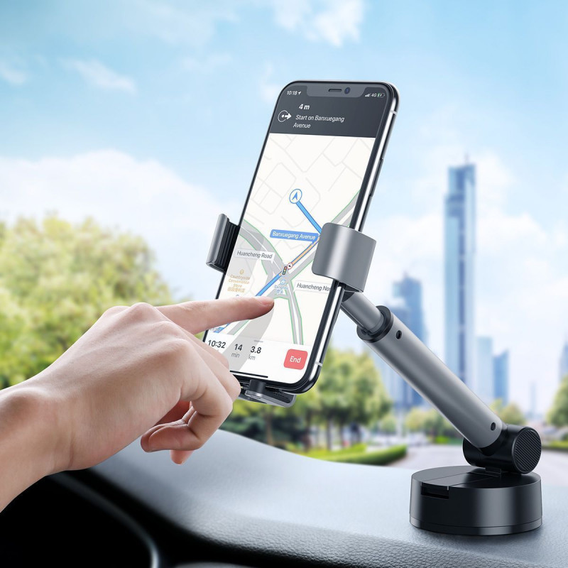 Автомобільний тримач Baseus Simplism Gravity Car Mount With Suction Base - Купить в Украине за 689 грн - изображение №4