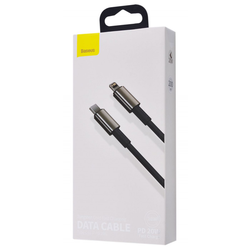 Кабель Baseus Tungsten Gold Type-C to Lightning PD 20W (2m) - Купить в Украине за 339 грн - изображение №2