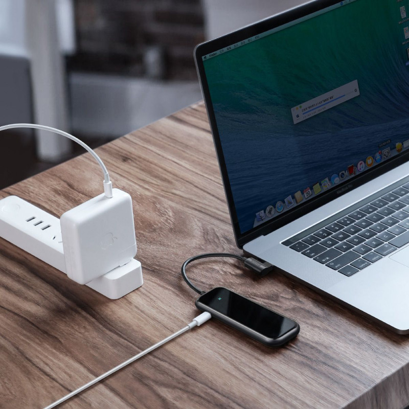 USB-Хаб Baseus Multi-functional (Type-C to 4xUSB3.0+PD) - Купить в Украине за 699 грн - изображение №3